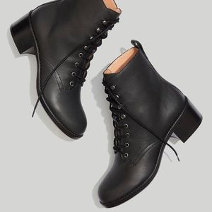 Madewell Patti lace up boots 10